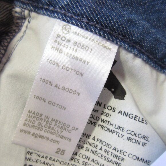 NWT Adriano Goldschmied AG Ex-Boyfriend Slim in Serenity Jeans 25 - Picture 6 of 10